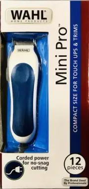 Wahl 9307 Corded Mini Pro Clipper & Trimmer Kit - 12 Piece NEW