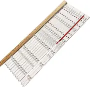 KBCTFWP 12/24pcs LED Backlight Strip 3V Fit for Haier 55'' LED55D06A-ZC15AG-04 TV Q55X31J LE55Q6500U LED55D06A-ZC15AG-04 30355006205(12pcs)