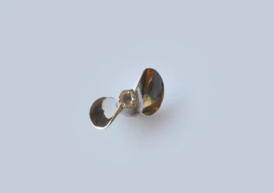 RC Boat 2 blade Metal propeller prop 3mm Diameter P1.4 32mm -right