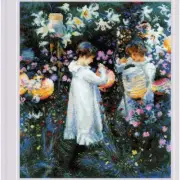 Carnation Lily Rose Artful Illumination: A Tribute to J. S. Sargent's Masterpiec