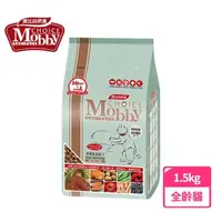 在飛比找momo購物網優惠-【Mobby 莫比】愛貓無穀配方 鹿肉鮭魚(1.5公斤)