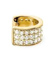 [SALLY SKOUFIS] Destiny Ear Diamond Cuff in Gold
