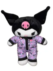 NEW Kuromi Exclusive Build A Bear Plush SANRIO HELLO KITTY STUFFED WITH SLEEPER!