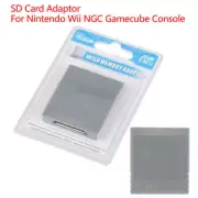 SD Flash WISD Memory Card Reader Converter Adapter For Wii NGC Gamecube Console