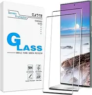 KATIN [2 Pack] Screen Protector Designed for Samsung Galaxy S22 Ultra Tempered Glass Film, 3D Curved Full Coverage, 9H Hardness, Anti-Scratch, Case Friendly
