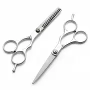 Barber Shears Hair Cutting Thinning Scissors Professional Salon Set 6in