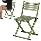 Wear-resistant Portable Folding Chairs Sturdy Patio Seat Fishing Stool Hiking