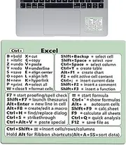 Cheat Sheet Sticker - Word/Quick Reference Guide Keyboard Shortcut Stickers for PC Laptop - Laptop Keyboard Shortcuts Stickers No-Dirt Adhesive for Pc Laptop or Desktop Sm Buniq