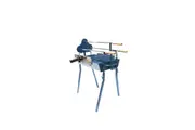Cyprus Grill Mini - Deluxe Auto (Blue) Genuine Product , Greek/Cypriot BBQ Kontosouvli/Souvla, Foukou. Charcoal Grill- CG-0700