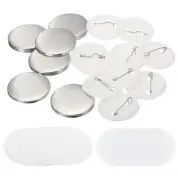1.44" Blank Button Making ,50Pcs Round Badge Parts for Button Maker Machine