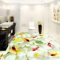 在飛比找蝦皮商城精選優惠-地板貼地貼 地板改造地貼 防水地貼 3d立體地貼衛生間洗澡間