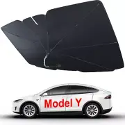 Tesla Model Y & Model 3 Sunshade – Premium Windshield UV Protection | Cust