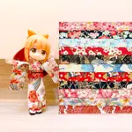 日本和風燙金布 棉布 燙金布  OB11 GSC 黏土人 和服 娃衣 DIY