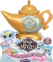 Magic Mixies Magic Genie Lamp with Interactive 20.3cm (8 inch) Blue Plush Toy and 60+ Sounds and Reactions.