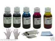 Refill ink kit for HP 27 28 Deskjet 3620v 3845xi OfficeJet 4110 5x4oz/s/GLOVES