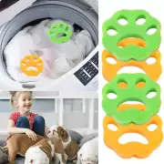 2Pcs Pet Hair Remover Reusable Laundry Lint Catcher Washing Machine Hair Catchin