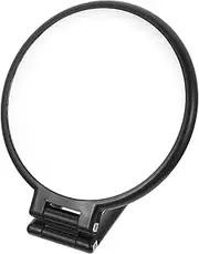 Baluue Compact Makeup Tool Safe Mirror for Girls Double Sided Comfortable Grip for Home On-The-go