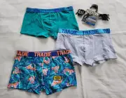 Tradie Boys Tradie Tough Jungle Siesta Fitted Trunk Brief 3 Pack Size 12/14 New