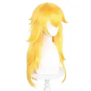 Halloween Supplies Super Marios Brothers Princess Peach Cosplay Wig Princess Toadstool Synthetic Hair Long Wavy Blonde Wigs