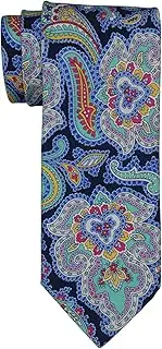 [Italo Ferretti] Multicolor Large Paisley Printed Tie, Multicolor