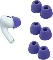 [COMPLY] Foam Ear Tips for Apple AirPods Pro Generation 1 & 2, Small, Lilac Purple, 3 Pairs - Ultimate Comfort, Unshakeable Fit, Memory Foam Earbud Replacement Tips, Made in The USA