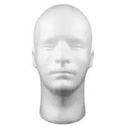 Sturdy Men\'s Foam Hair Mannequin Head for Hat Toupee