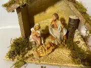Christmas Fontanini HOLY FAMILY NATIVITY~Roman~Jesus*Mary*Joseph~Stable*Manger