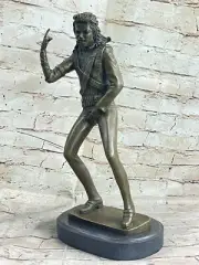 Art Deco Collector Bronze Sculpture Statue Figure Michael Jackson Dance Pose
