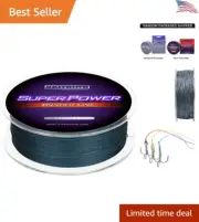 Abrasion Resistant Braided Fishing Line - Superline - Zero Stretch - 327yds-2...