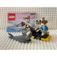 在飛比找蝦皮購物優惠-LEGO樂高 二手 絕版 海盜系列 6234 叛逃者 竹筏 