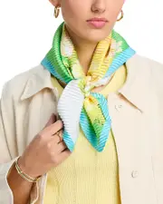 Echo Sunshine Garden Pleated Diamond Scarf