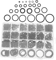 VALICLUD 1020pcs Washers Rings Kit Universal O Shape Ring Assortment Set for Automotive Pressure Air Gas Connections Washers Sealing Plumbing Repair