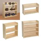Tabletop Storage Rack Jars Rustic Spice Rack for Countertop Office Dorm Room