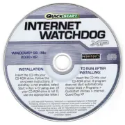QuickStart Internet Watchdog XP (PC-CD-ROM, 2005) for Windows - NEW CD in SLEEVE