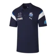 North Melbourne Kangaroos PUMA AFL Mens Team Polo | NAVY by Sporting House