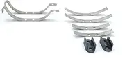 MOUNAY 2 Pair Steel Leaf Springs Suspension for D12 B14 B24 B16 B36 RC Car Upgrade Parts Accessories