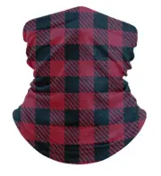 Lumber Jack Plaid Gaiter Adult One Size Ocean Beach Loggers Fashion New