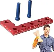 Woodworking Scriber Measuring Ruler, Woodworking Centerline Tool - Woodworking Corner Tool | Marking Center Finder Lightweight Measuring and Layout Tool for Cabinet Making
