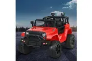 Rigo Kids Electric Ride On Car Jeep Toy Cars Remote 12V Red