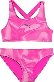 [PUMA] Girls' Two Piece Bathing Suit, Bikini Swimsuit, Quick Dry