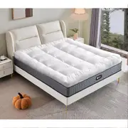 Luxury 10CM 2000GSM Bamboo Mattress Topper Extra Thick White Double Bed Size