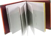 Commemorative Ticket Collection Booklet Portable Souvenir Album for Photos Postcards and Tickets PU Design for Organizing Memories for Events
