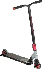 Mongoose Rise 100 Pro for Kids Youth and Adult Freestyle One Size, Black/Red