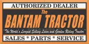 BANTAM LAWN GARDEN TRACTORS EQUIPMENT DEALER SALES VINTAGE SIGN REMAKE BANNER
