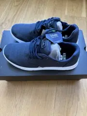 NIB Cuater Travis Mathew Daily Wool Sneakers Men's 8 Heather Navy