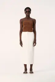 Mariolu Knit Top Camel Size 14 | Elka Collective