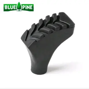 Blue pine通用型健走杖防滑橡膠防護套(4入)黑色