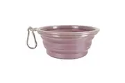 Ibiyaya Quick Bite Collapsible Dog Bowl, Brown