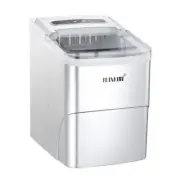 Maxkon Portable Ice Maker Countertop - 9 Cubes Ready in 6 Mins, 12Kgs in 24Hrs,