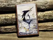 Zippo Lighter - Guy Harvey - Panama Black - Sportfishing - Artist - Marlin